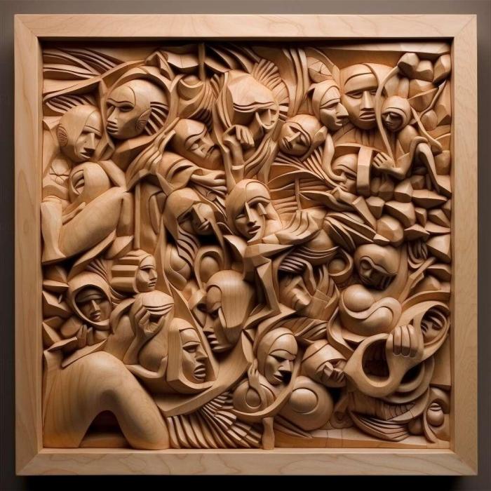 نموذج ثلاثي الأبعاد لآلة CNC 3D Art 